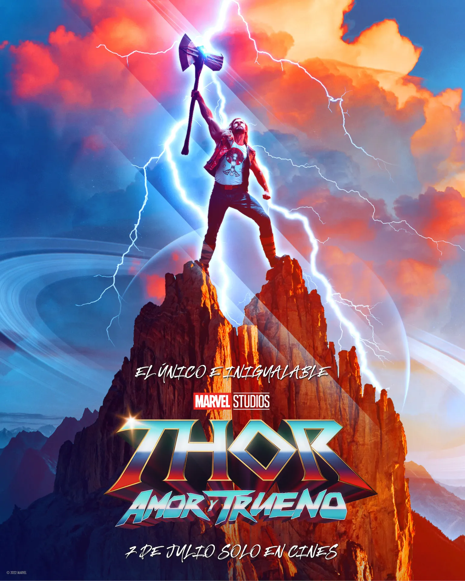 Poster THOR AMOR Y TRUENO