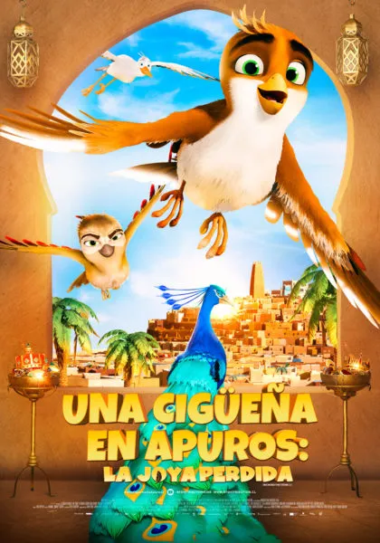 Afiche Una Ciguena en Apuros