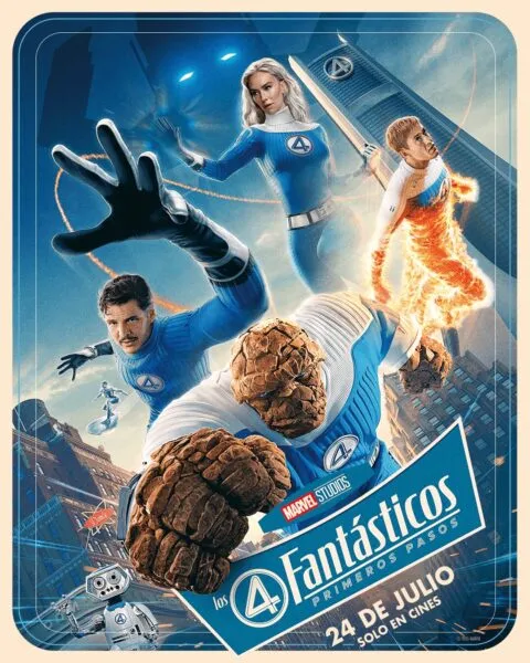 Los 4 Fantásticos póster oficial