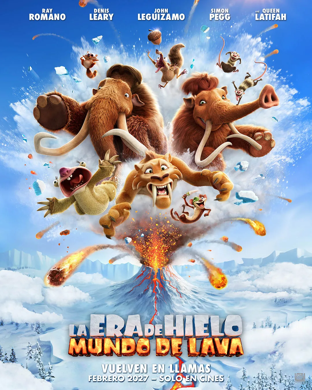Primer tráiler y póster de La era del hielo: Mundo de lava
